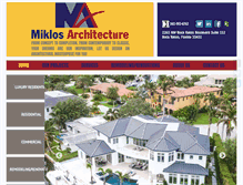 Tablet Screenshot of miklosarchitecture.com